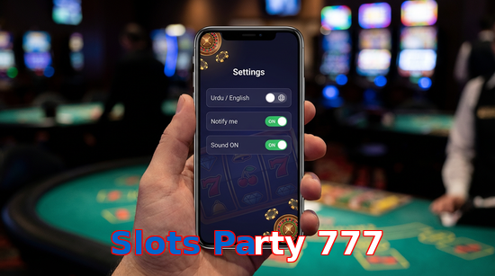 Game list for Slots Party 777 app section