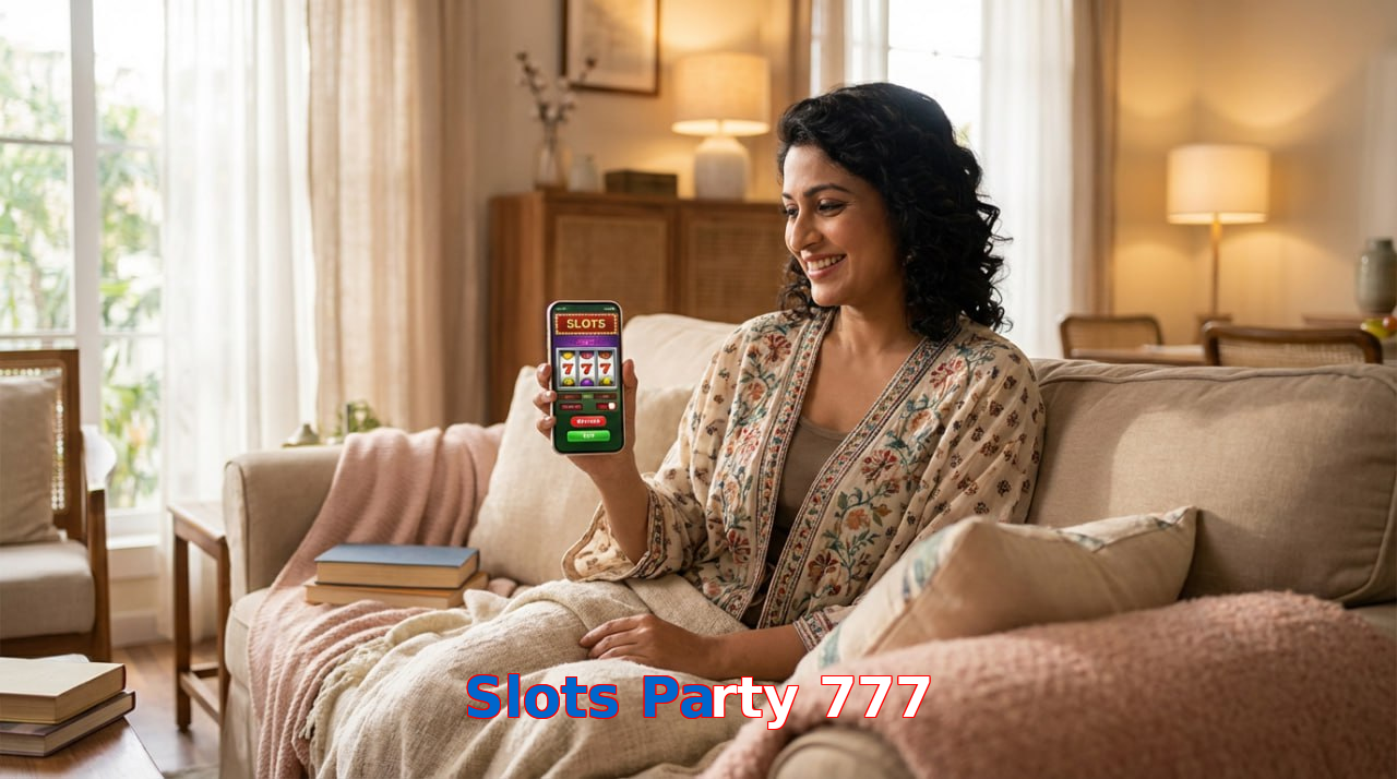 Main screen of Slots Party 777 online page for PK players
