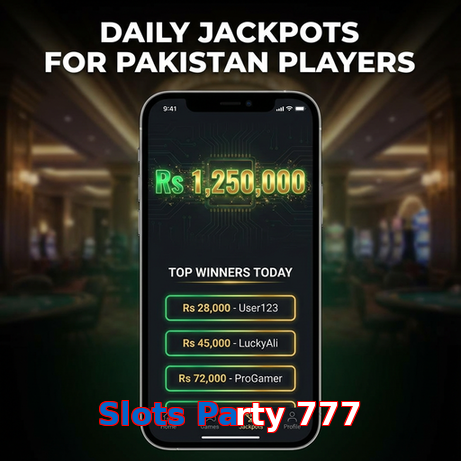 Game list for Slots Party 777 win section